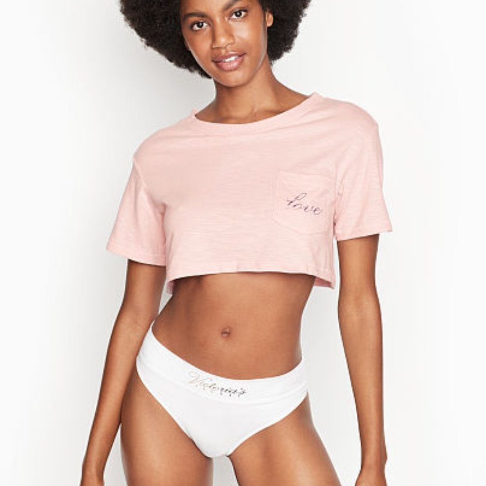 Victoria’s Secret Pocket Crop Tee